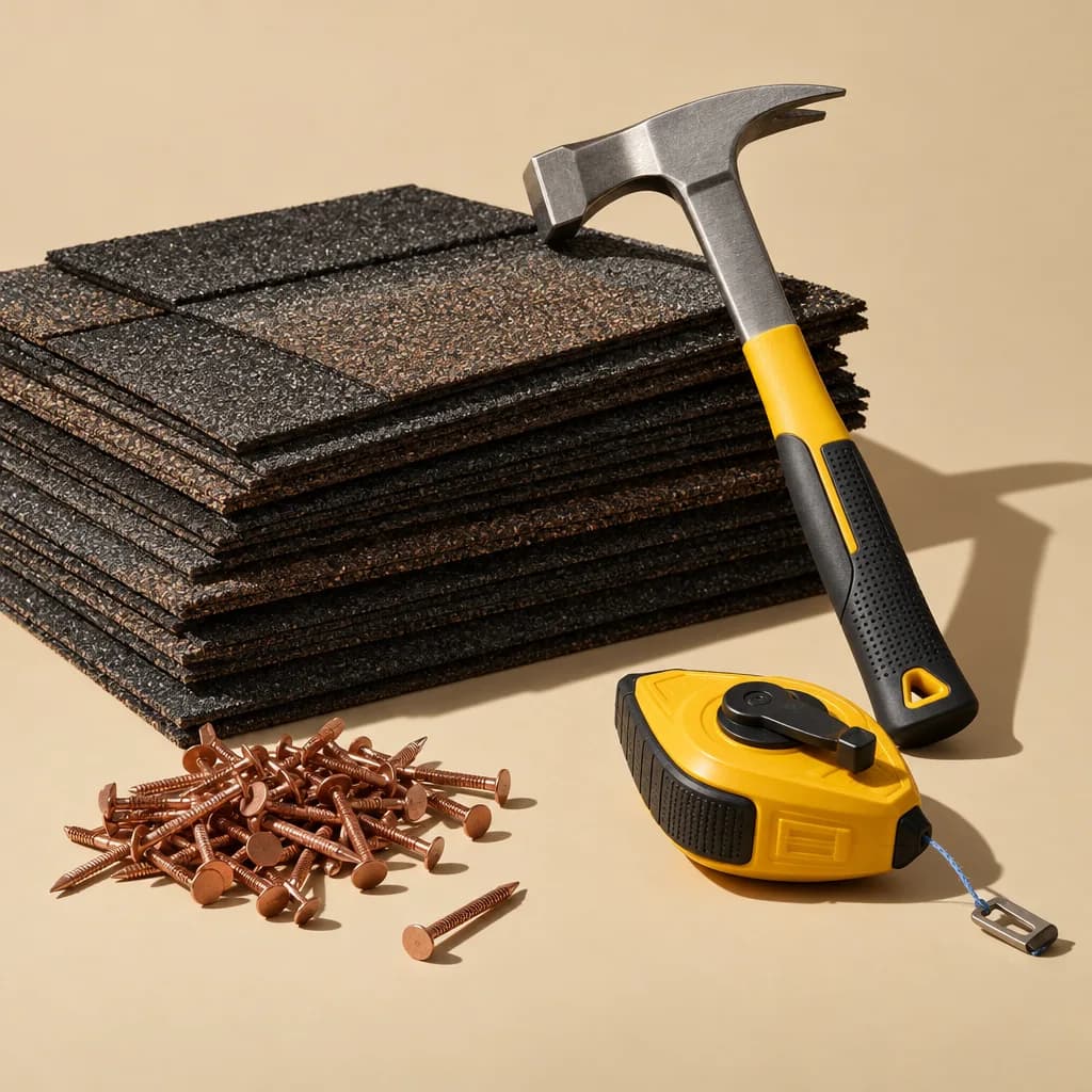The tools of a roofing business