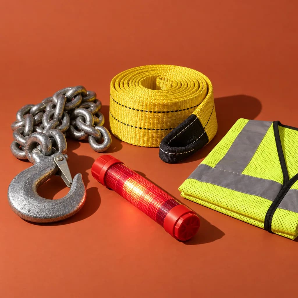 The tools of a towing business