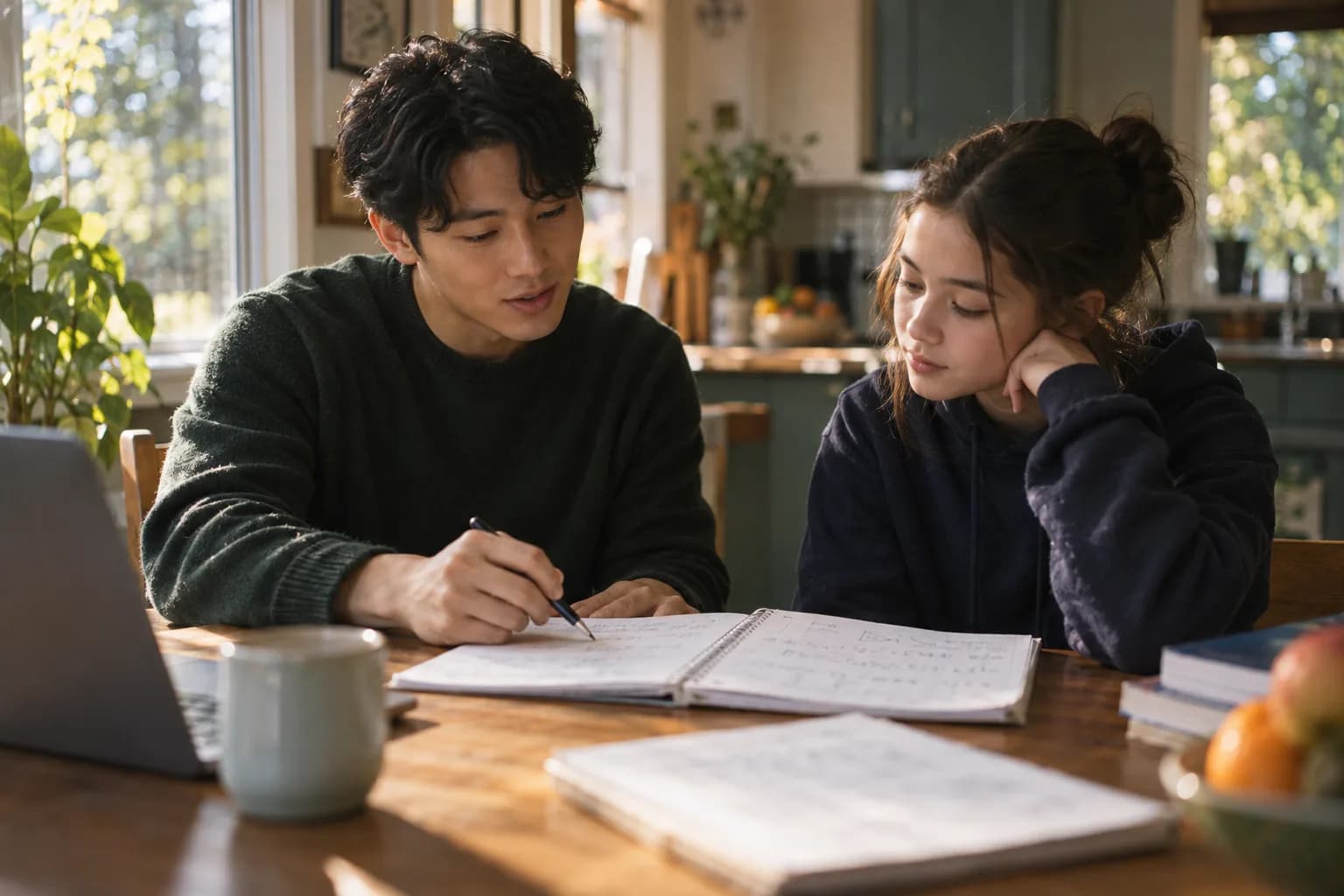 A tutoring pro at work