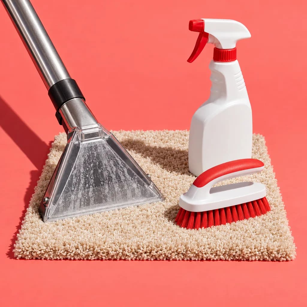 The tools of a carpet cleaning business