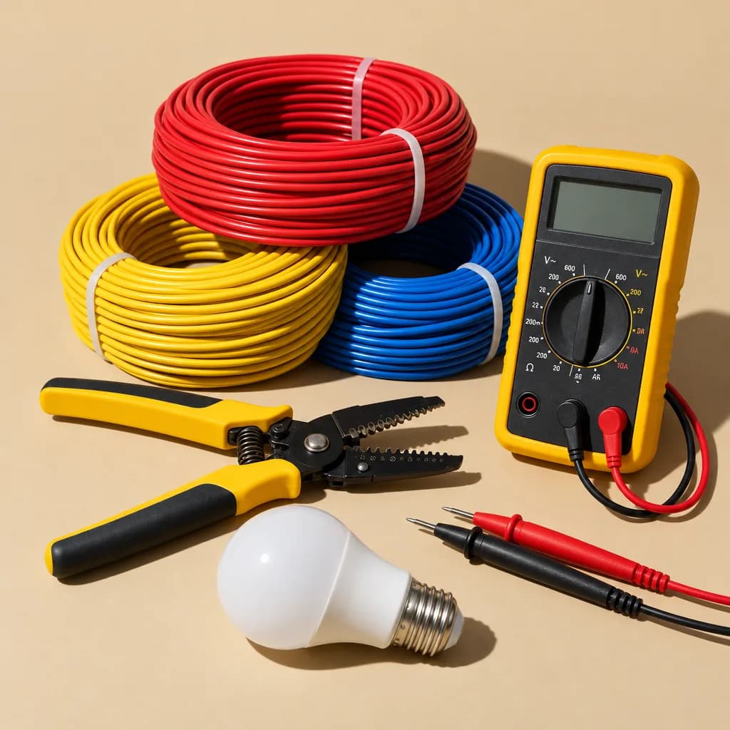 The tools of a electrical business