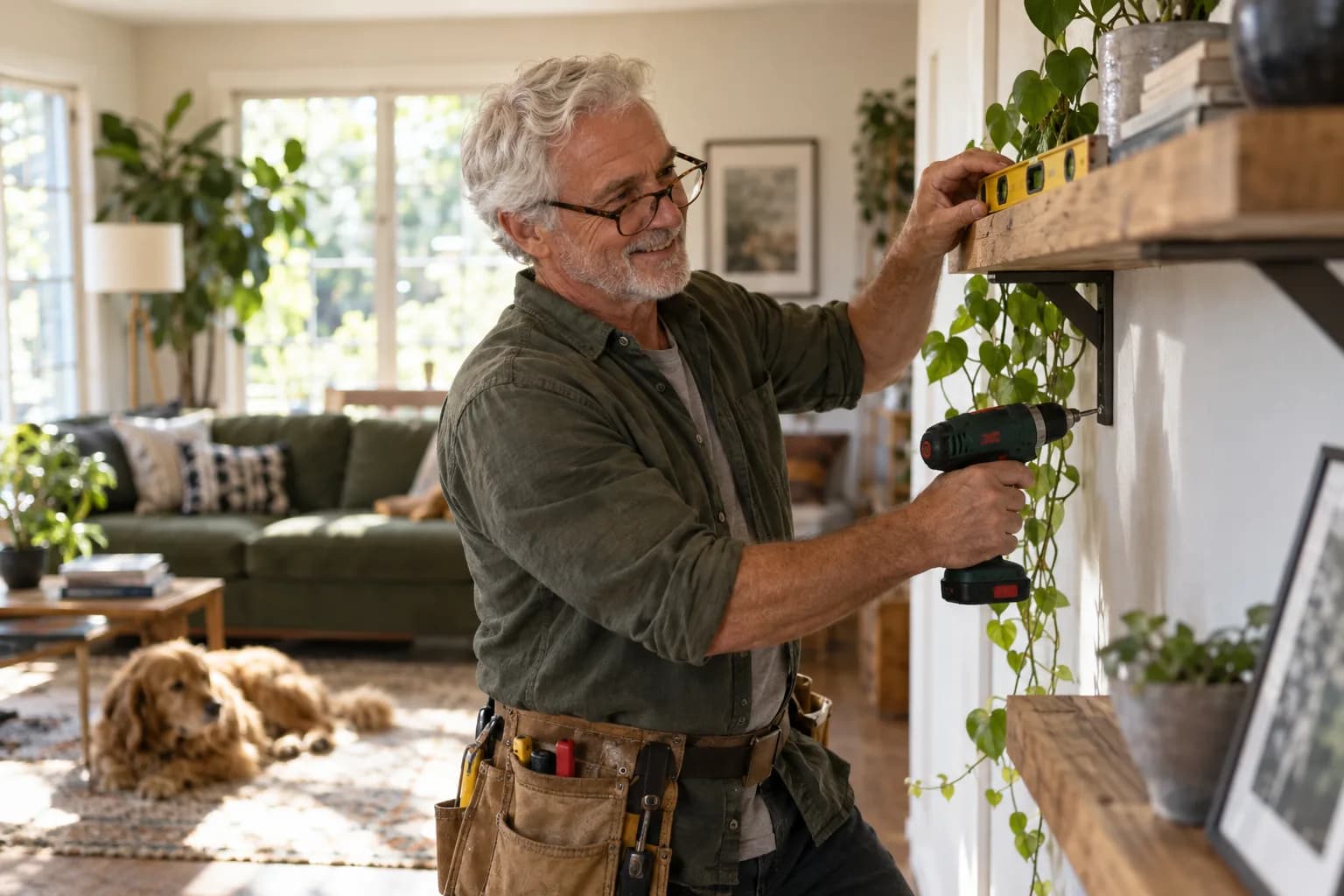 A handyman pro at work