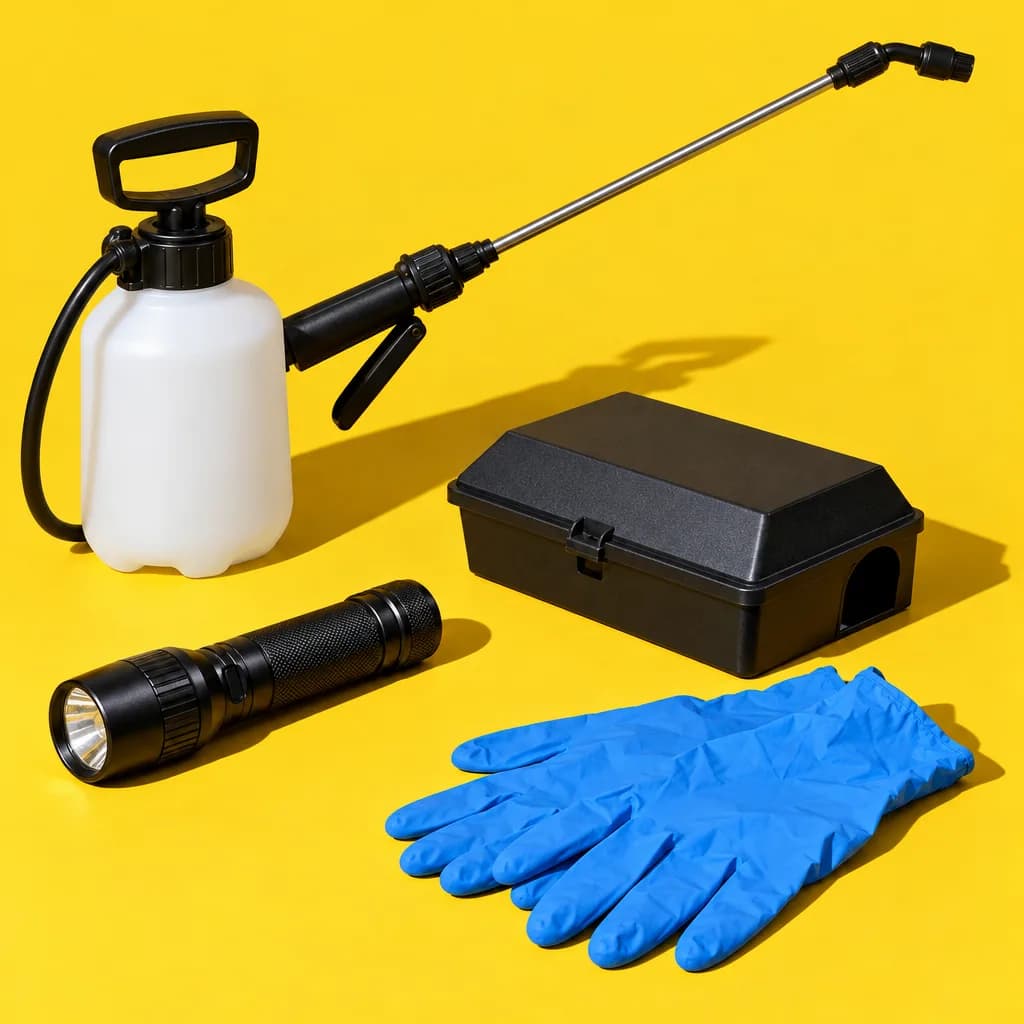 The tools of a pest control business