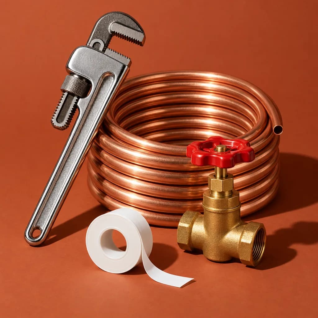 The tools of a plumbing business